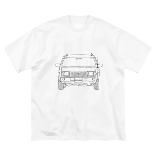 どんどん進むラシーン ビッグシルエットTシャツ