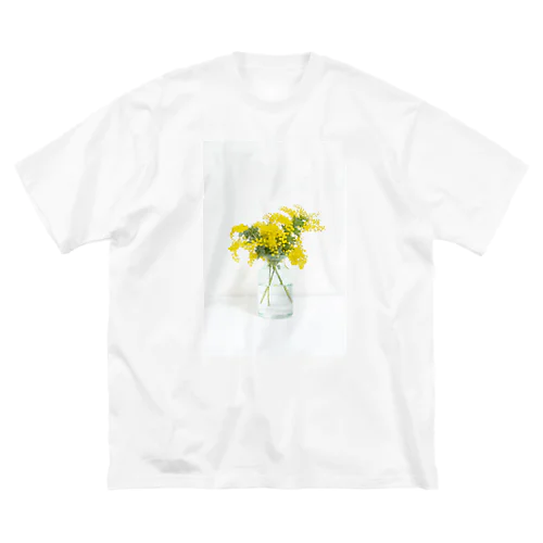 お花 ビッグシルエットTシャツ