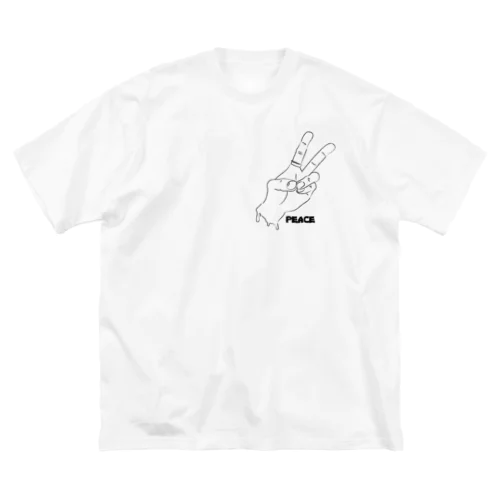 ゆび ビッグシルエットTシャツ