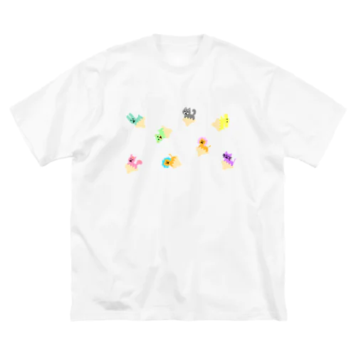 ゆるあしゆびふれんず ビッグシルエットTシャツ