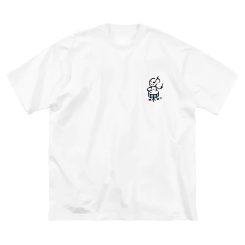 りずみんスネアドラム ビッグシルエットTシャツ