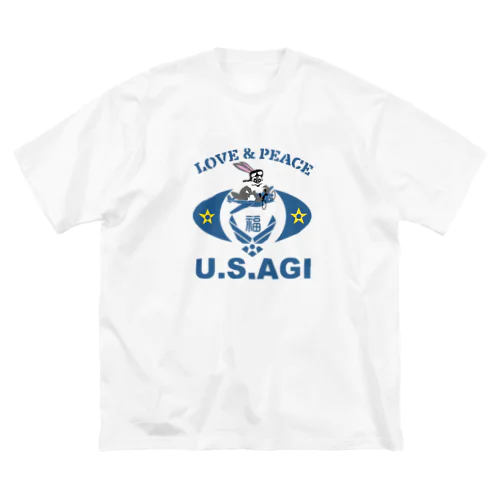 U.S.AGI(ウサギ) ビッグシルエットTシャツ