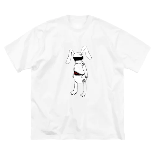 ゼロウサちゃんビッグシルエットシャツ（直立） ビッグシルエットTシャツ