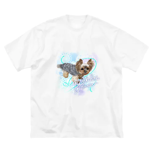 絵なんですヨーキーちゃんふわふわ Big T-Shirt