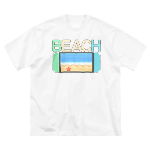 あつ森BEACH 루즈핏 티셔츠