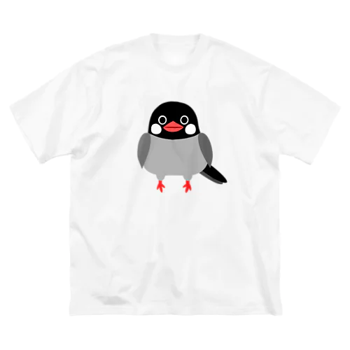 文鳥 ビッグシルエットTシャツ