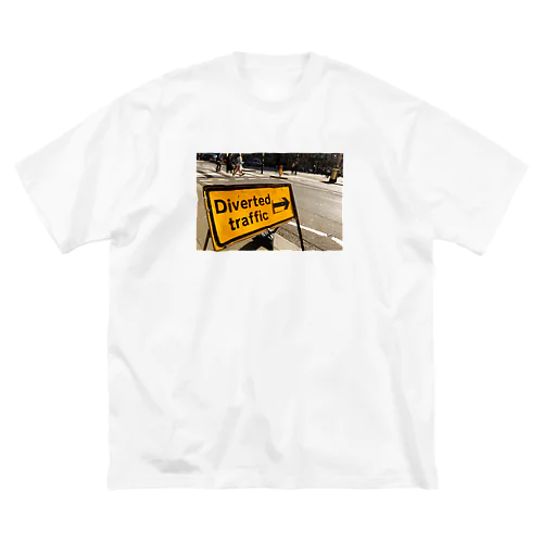 Diverted traffic ビッグシルエットTシャツ