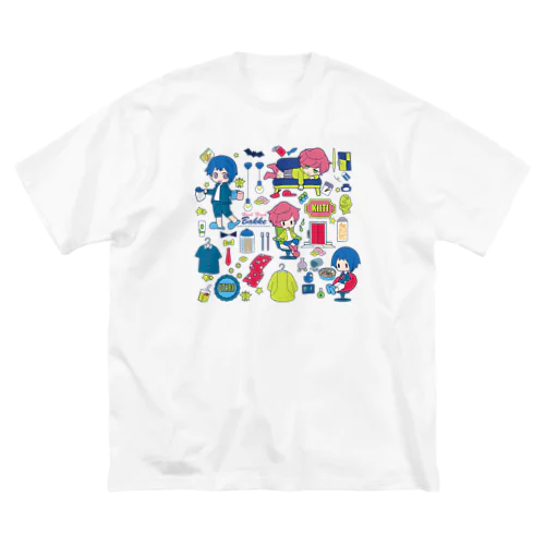 ぎゅぎゅっとハシュハシュバッケ ビッグシルエットTシャツ