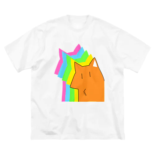 虹の影と柴犬 Big T-Shirt