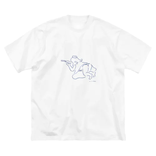 怠惰スナイパー ビッグシルエットTシャツ