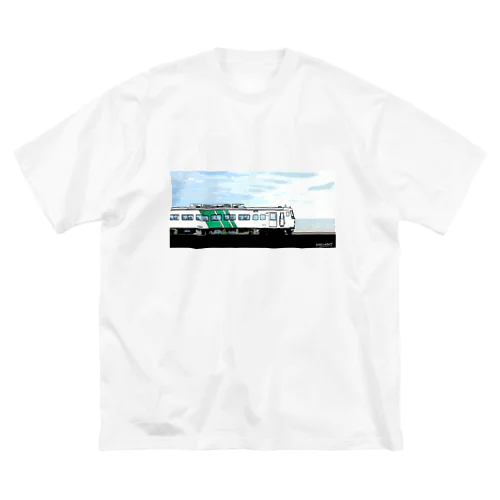 鉄道：「踊り子」185系　イラスト Big T-Shirt