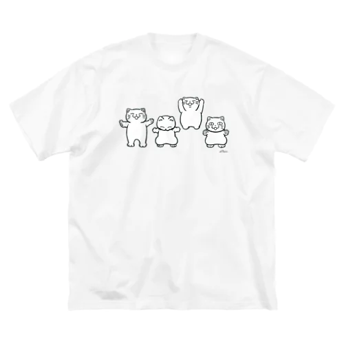 とぶねこ ビッグシルエットTシャツ