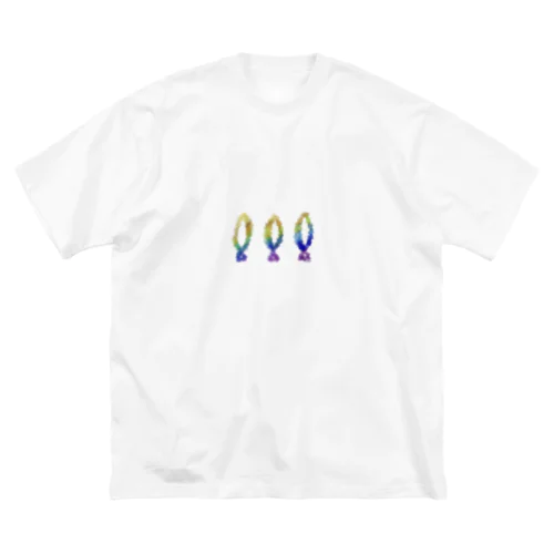 魚Tシャツ ビッグシルエットTシャツ