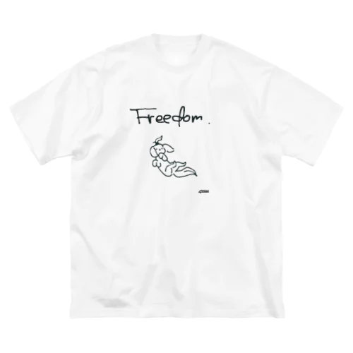 Freedom寝相 Big T-shirt ビッグシルエットTシャツ