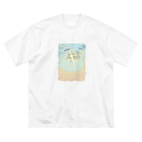 雲と太陽 ビッグシルエットTシャツ