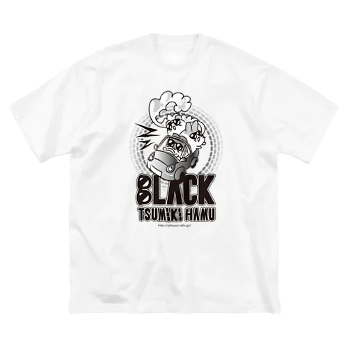 ブンブンブラックつみきハム ビッグシルエットTシャツ