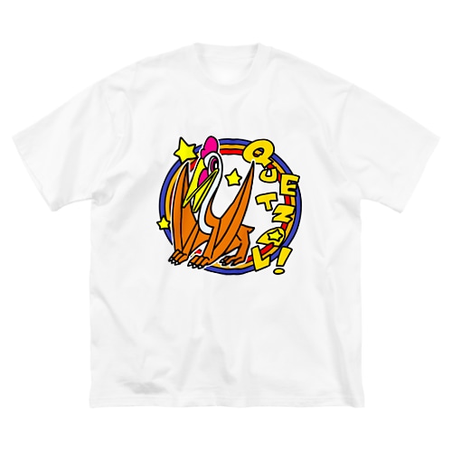 POP！ケツァルコアトルス Big T-Shirt