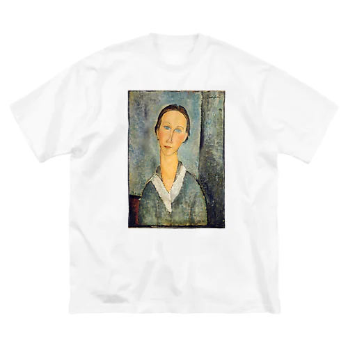 【世界の名画】アメデオ・モディリアーニ『Girl in a Sailor's Blouse』 ビッグシルエットTシャツ