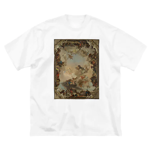 【世界の名画】ティエポロ『惑星と大陸の寓意画 』 ビッグシルエットTシャツ