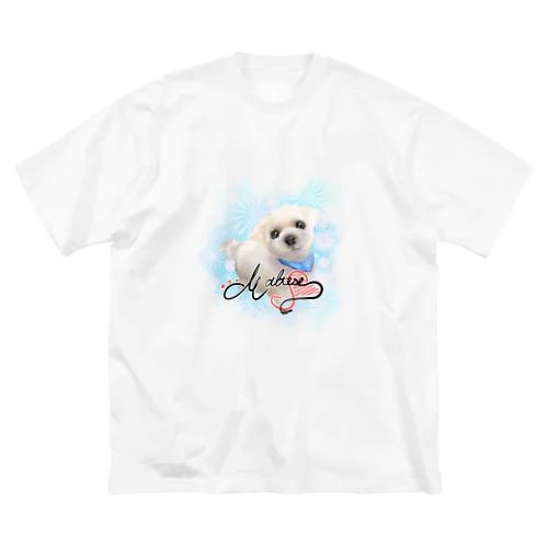 絵なんですマルチーズちゃん ビッグシルエットTシャツ