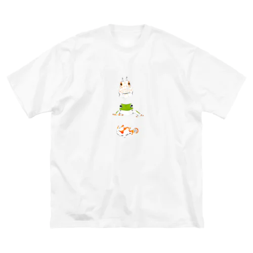 カエル三兄弟 Big T-Shirt