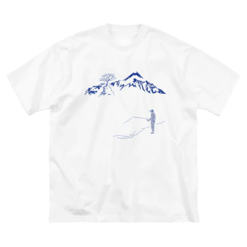 釣り人ー現代ー ビッグシルエットTシャツ