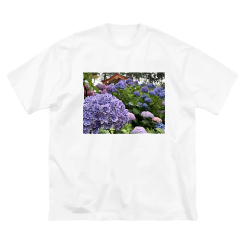 紫陽花の季節 ビッグシルエットTシャツ
