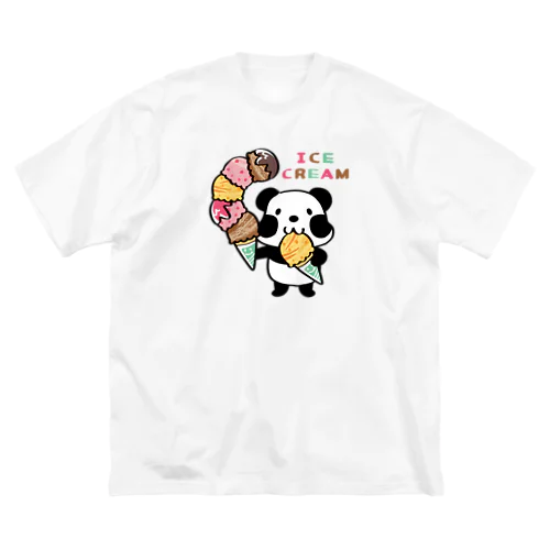 CT54ズレぱんだちゃん　アイスを食べよう_bs Big T-Shirt