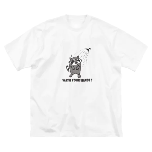 アライグマさん、手洗い？ Big T-Shirt