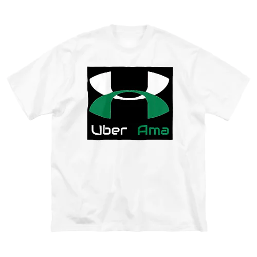 Uber 尼崎(ホワイト用) ビッグシルエットTシャツ