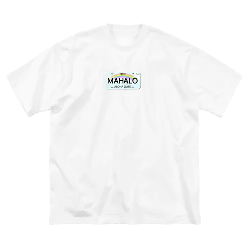 ナンバープレートアート・MAHALOちゃん Big T-Shirt