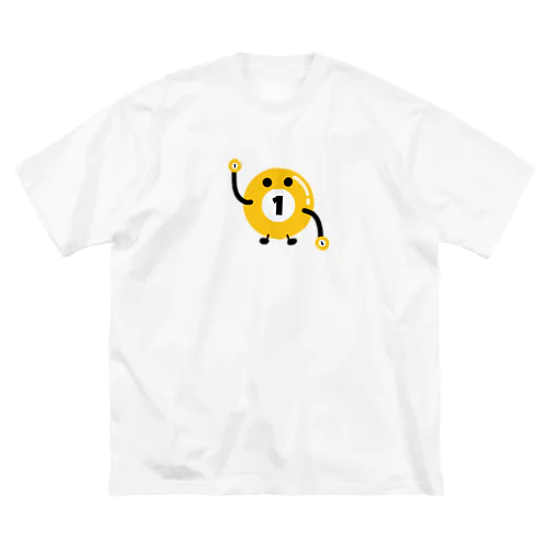 ビリヤードのビリちゃん ビッグシルエットTシャツ