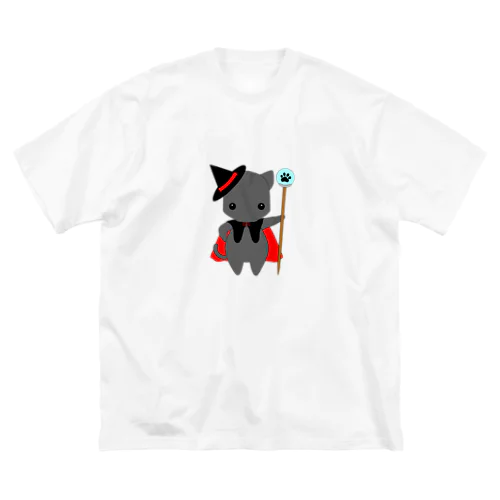 ねこの魔法使い ビッグシルエットTシャツ