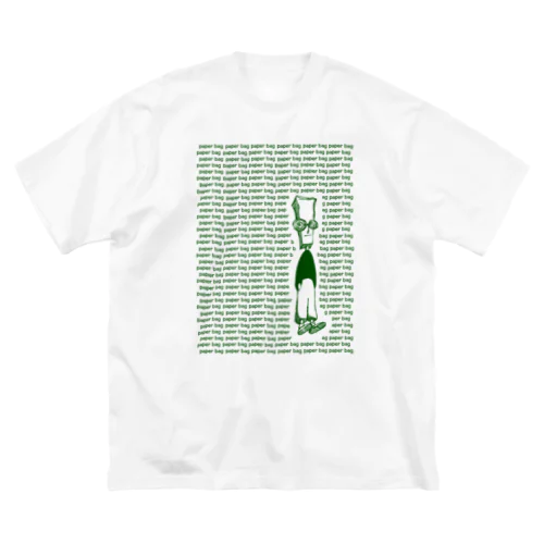 paper bag boy ビッグシルエットTシャツ