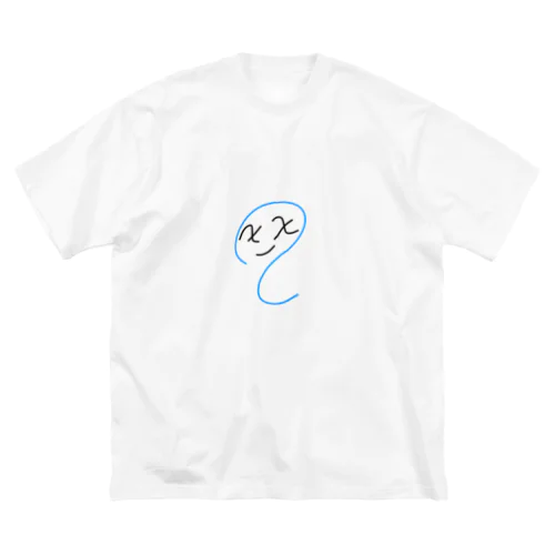 へのへのもへじ風 ビッグシルエットTシャツ