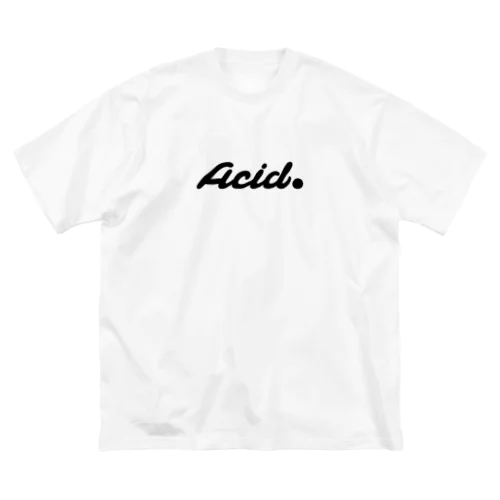 Acid ☺ Black ビッグシルエットTシャツ