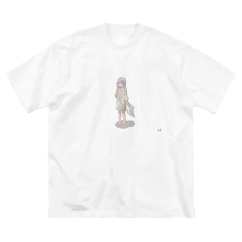 幼女（さめ。） ビッグシルエットTシャツ