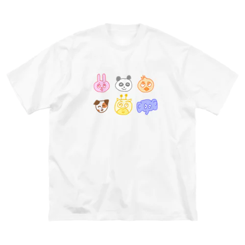 ゆかいななかまたちカラー Big T-Shirt