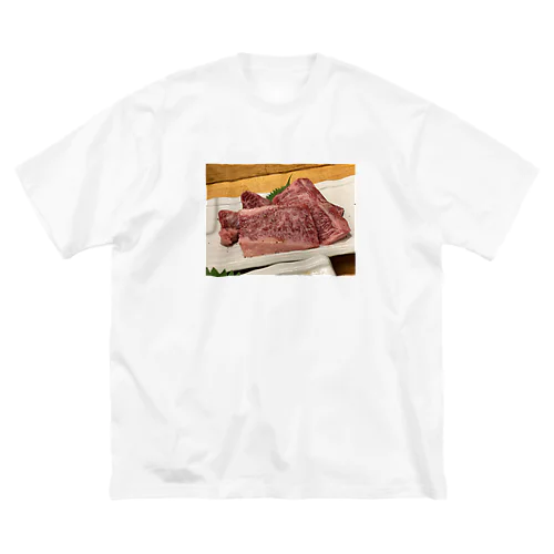 肉 루즈핏 티셔츠