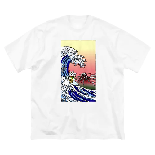 TK-pro（運気上昇まねきネコ） ビッグシルエットTシャツ