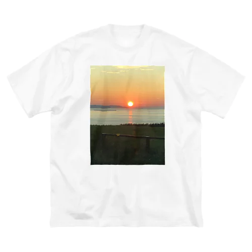 夕陽 ビッグシルエットTシャツ