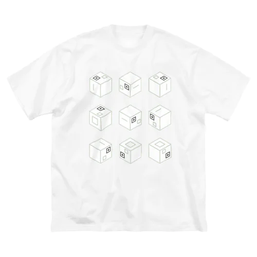 ９匹のCUBEしらす Big T-Shirt