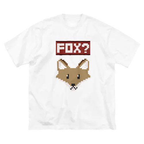 FOX？/clear ビッグシルエットTシャツ