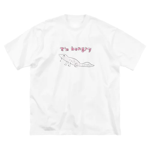 ぺこぺこレオパ ビッグシルエットTシャツ