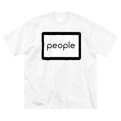 people (emergency) ビッグシルエットTシャツ