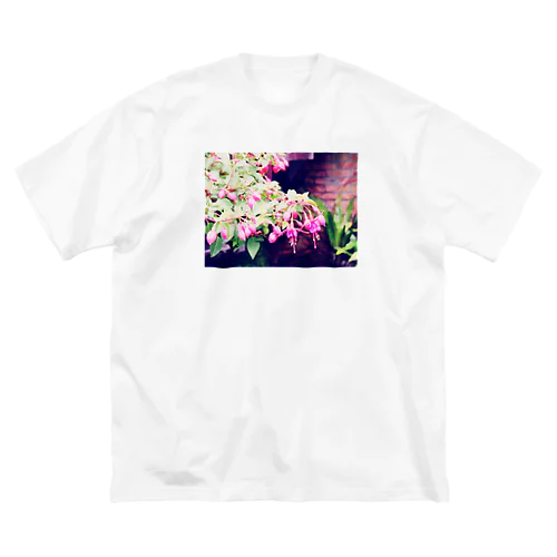 お花 ビッグシルエットTシャツ