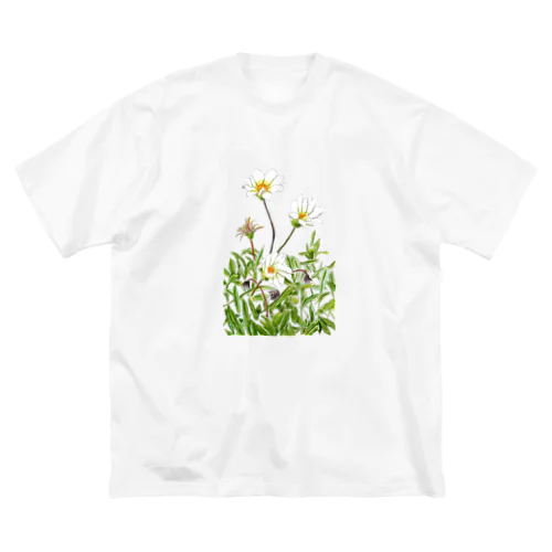 花咲く小径①いろどり ビッグシルエットTシャツ
