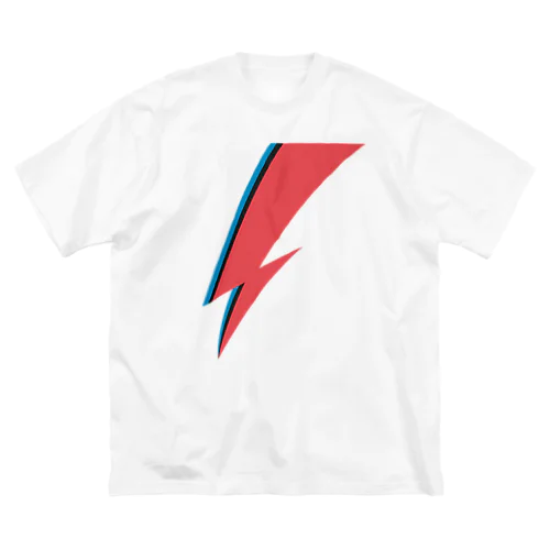 LIGHTNING BOLT -GLAM ROCK MAKE UP- Big T-Shirt