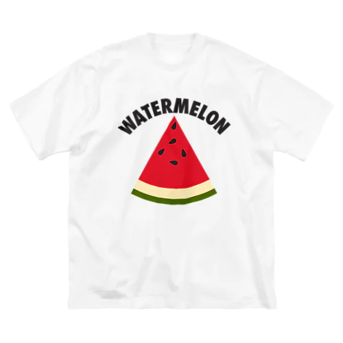 WATERMELON 扇形 ビッグシルエットTシャツ