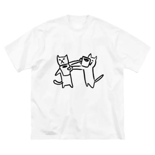 コーヒーどうぞ ビッグシルエットTシャツ